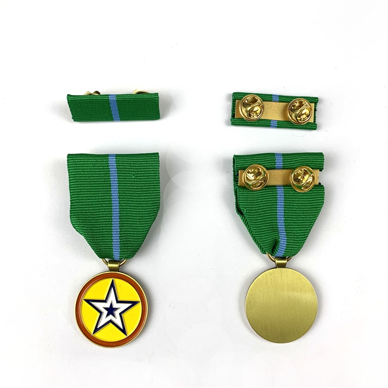 Medalie personalizată Ribbon Metal Iron Cross Soldiers Honor Laundation War Award Insigna pentru medalii de premiere