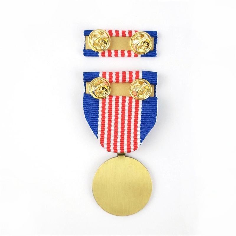 Medalia de onoare a logo -ului personalizat cu aur strălucitor din aur