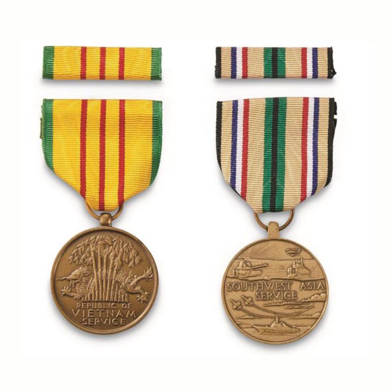 Medalion de premiere personalizat cu comerț cu ridicata cu ridicata cu comerț cu ridicata cu bara de panglici scurte