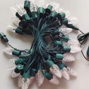 Set de Crăciun C9 Strawberry Light Light Apeld Apeld Waterproof Colorat Christmas Light