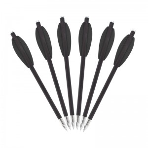 Elongarrow 119612-04 Șuruburi de arbaletă cu pistol cu ​​2pcs Black Color săgeată