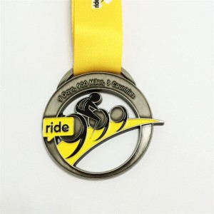 Medalii de sport fabrică Medalii de ciclism metalice medalii personalizate 3D pentru biciclete