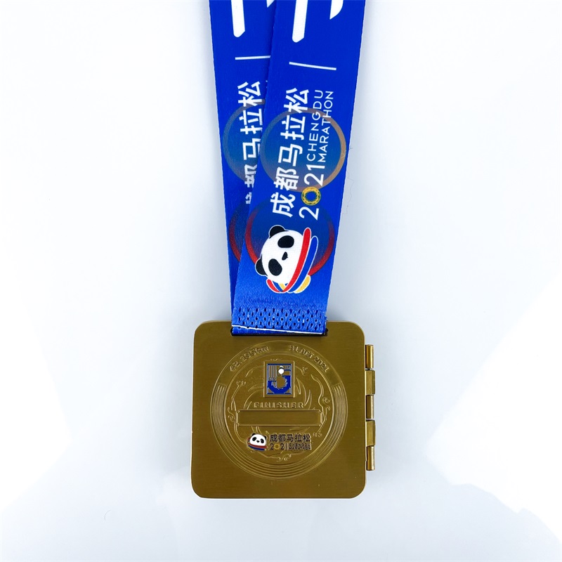 Medalia sportului de maraton personalizat Panda Calitate Calitate personalizată