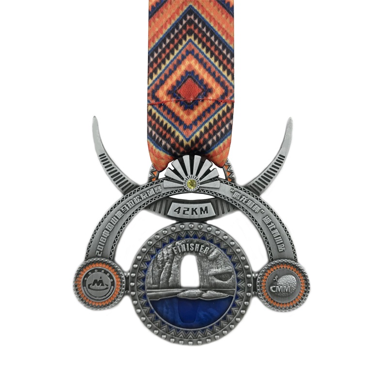 Gag Medalie de rulare metalică personalizată de calitate excelentă pentru maraton pentru eveniment sportiv moale medalii de smalț moale