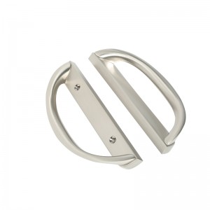 Set de mâner cu ușă din patio glisant, formă D,non-cheie (se potrivește 3-15/16 ”distanțare a găurilor)