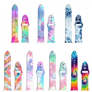 Benzi cu curea de ceas cu silicon din cauciuc moale personalizat pentru cauciuc moale pentru silicon pentru Apple Iwatch