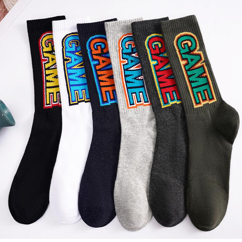 Jacquard Logo Logo Tube Sock Basketball Elites Men Crew Sports Ciclism Șosete