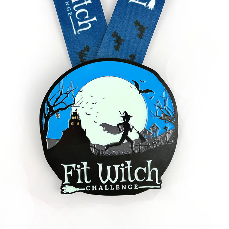 Medalii personalizate de Halloween Medalii de rulare de Halloween Medalii de alergare denoapte Medalii de finisare Medalii de maraton