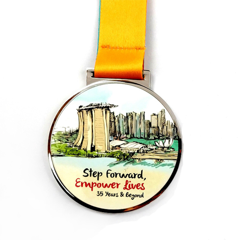 Medalie de turnare a aliajului de zinc medalie de turnare cu medalion cu medalion cu aur 18k