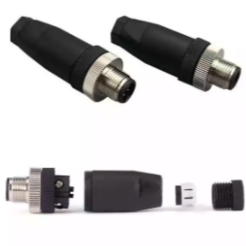 IP67 IP67 IP67 Femei masculine Conector de plastic din plastic M12 Metal 4 5 8 Pin Original 100% CE ROHS JH0964, JH0964