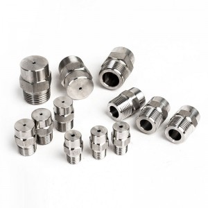 Duza de con de conuri solidă din oțel inoxidabil și umidificare cu presiune ridicată și joasă atomizare duză conică duză de apă de curățare a apei