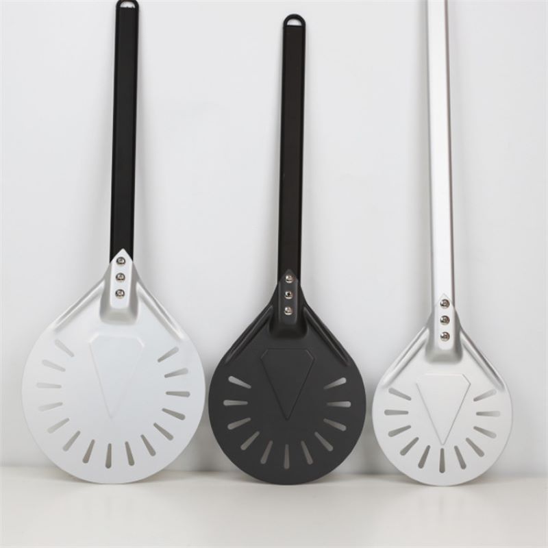 7inch 8inch 9inch perforate din aluminiu pizza din aluminiu, coajă de pizza de pizza rotundă