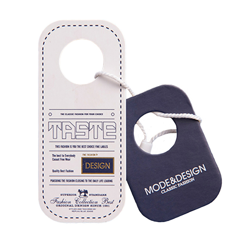 Descrierea Hangtag, card, îmbrăcăminte Card personalizată Hangtag