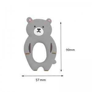 BPA BPA Chesteră Echipală din Dinți dinții pentru bebeluși poartă silicon teether