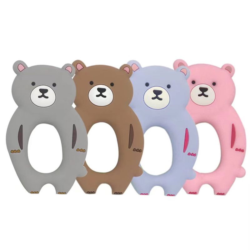 BPA BPA Chesteră Echipală din Dinți dinții pentru bebeluși poartă silicon teether