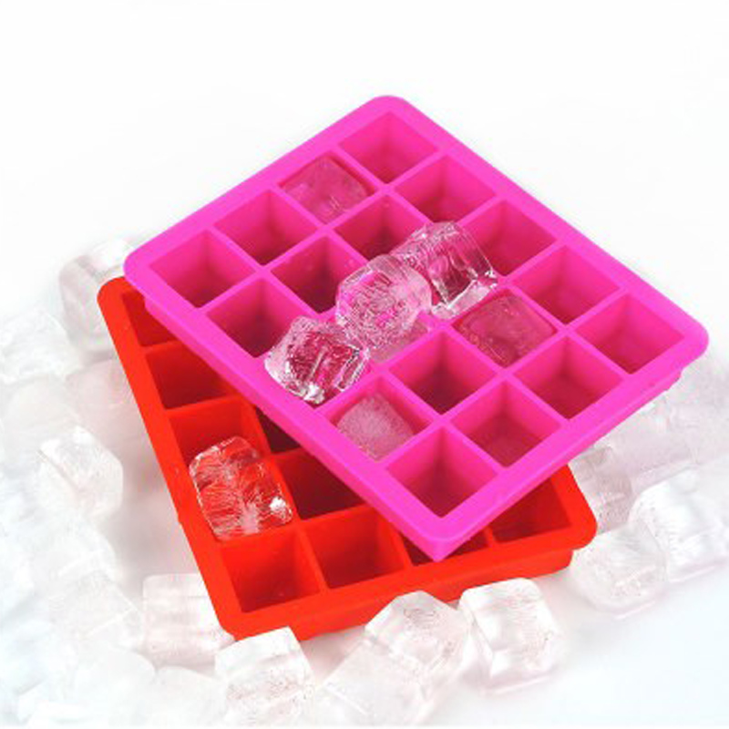 20 cavitate cub cub tavă din silicon cu cuburi de gheață mucegai alimentar grad flexibil silicon cu cuburi de gheață mucegai