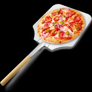Mâner din lemn 12nch/14inch/16inch aluminiu pizza pizza pizza cu lopată pizza spatula pizza