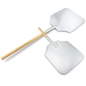 Mâner din lemn 12nch/14inch/16inch aluminiu pizza pizza pizza cu lopată pizza spatula pizza