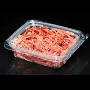 Cutie de fructe cu recipient rezistent la manipulare a capacului 190*155*45 mm HGF-003