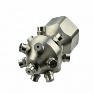 Curățarea presiunii de înaltă presiune completă cu con de spray cu con de spray cu jet de recipient cu tobe de tambur Curățând duza de pulverizare rotativă