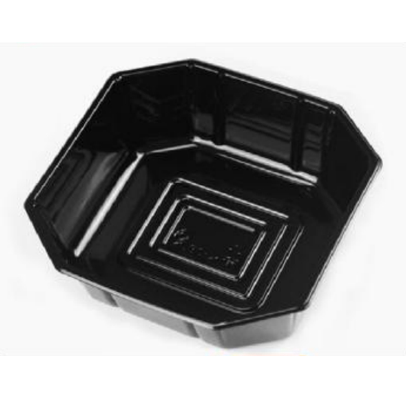 Fără acoperire Deep Tava 155*145*50 mm HGF-01B Transparent/Black