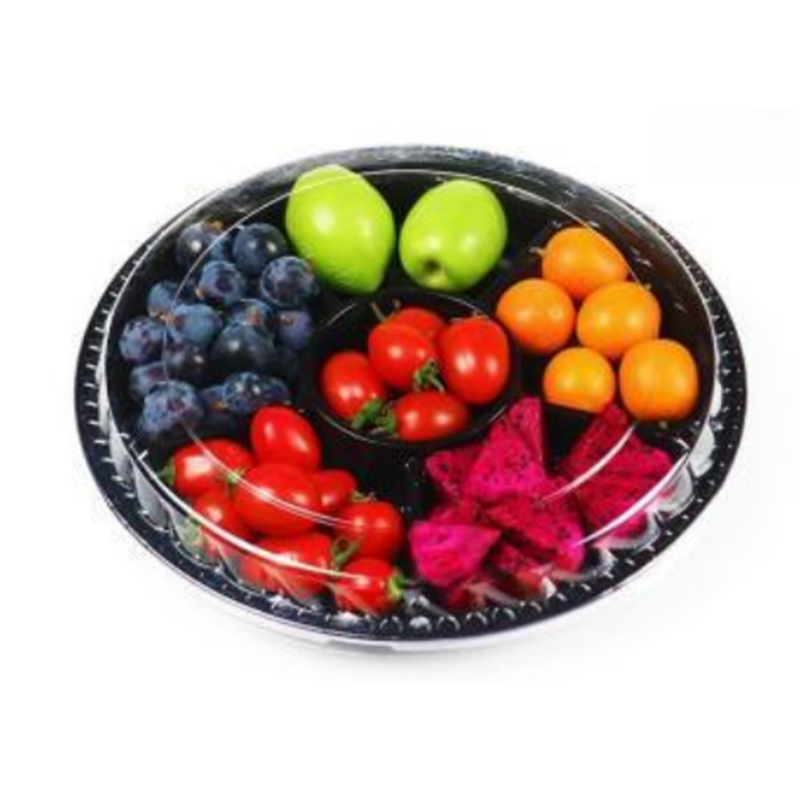 SIX-COMPARTMENT FRESH-CUT Cutie de fructe de jos 250*170*70 mm Hj-6f270
