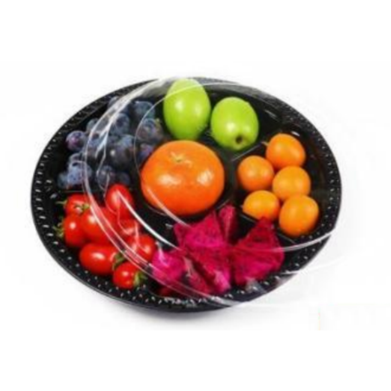 SIX-COMPARTMENT FRESH-CUT CUTIE FROUTS BOTTOM 290*195*75 MM HJ-6F320