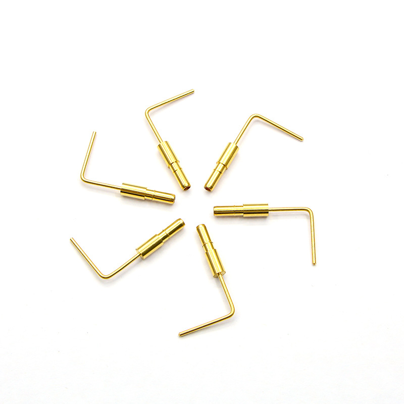 Plug de priză din alamă&Pin --- Endingul unghiului drept