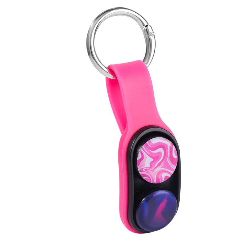 PopPuck Fidget jucărie educațională pop-up din silicon de decompresie magnetică producător de jucării cu lanț cheie