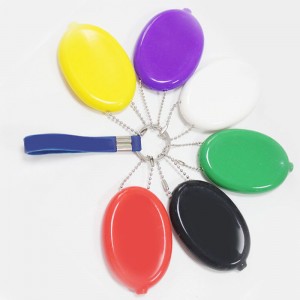 Geanta de monedă cu monedă cu monedă ovală siliconică, geanta pentru bărbați/women \\\\ cu lanț, geantă de silicon de calitate alimentară, ecologică și impermeabilă