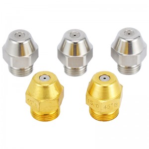 Diesel Heavy Chuel Purner Disting Brass Oil Duză cu model de spray cu con semi -full, solid, solid