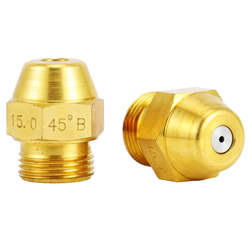 Diesel Heavy Chuel Purner Disting Brass Oil Duză cu model de spray cu con semi -full, solid, solid