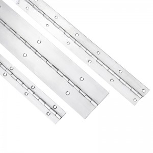 balamale lungi personalizate 201#304#grosime 0,8 mm din oțel inoxidabil pian cu balamale cu balamale cu rând continuu cu balamale pian de pian