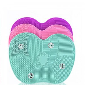 Plăcuțe de curățare a periei de machiaj din silicon, plăcuțe de curățare a periei de machiaj de machiaj pentru machiaj Patiere de curățare a periei de machiaj Instrumente de spălare portabile