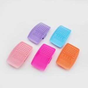 Covor de curățare a periei de machiaj din silicon, curățător de perii de machiaj, tampon de curățare a periei de machiaj portabil, instrument de spălare a periei cosmetice