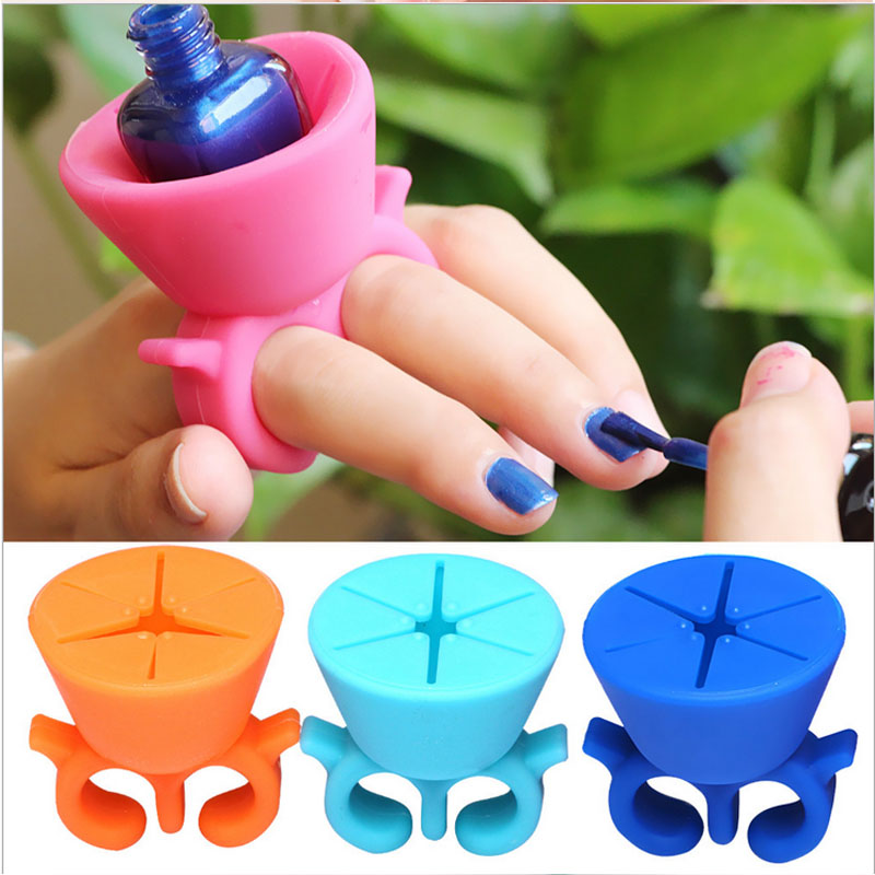 Inel de lustruire a unghiilor cu unghii de unghii purtabile accesorii de unghii Accesorii de unghii Set pentru curățare ușoară pentru curățare ușoară