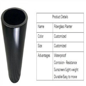 Oală de flori din fibră de sticlă FRP