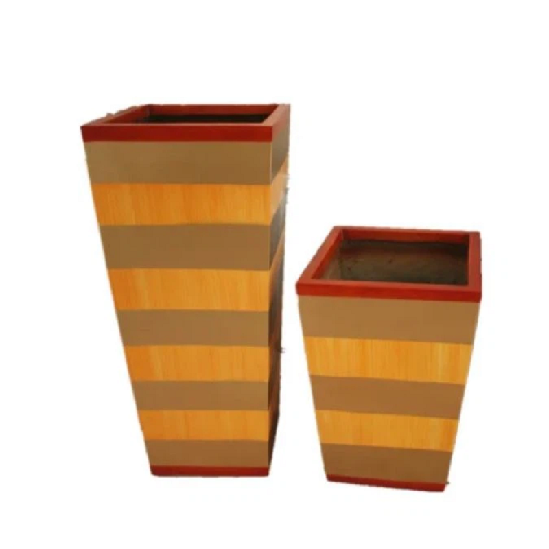 Plantator din fibră de sticlă pot fi personalizate vase de flori FRP