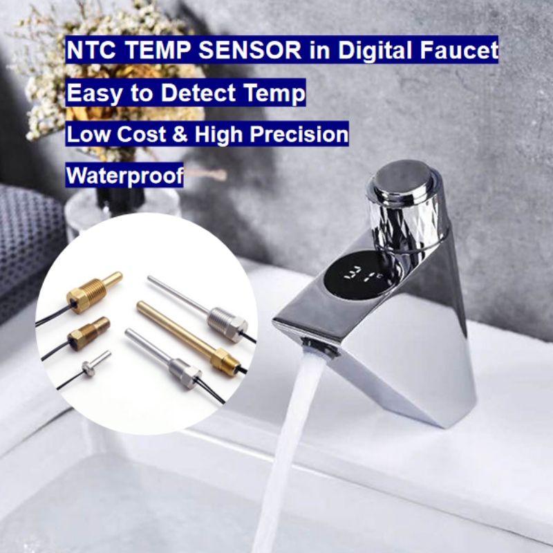 Senzor de temperatură termistor NTC în Digital Faucet Smart Home