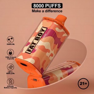 Elfworld Reload 8000 Puffs Fluum Vape Juice E Liquid Voltbar Type-C VAPE de unică folosință Reîncărcat
