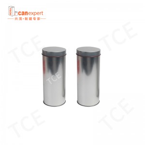 Cosuri goale rotunde de ceai rotund cu cutie de fier sigilat ambalaj de ceai de ceai cafea zahăr personalizat ceai de ceai