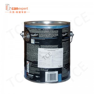 TCE- Hot Sale Chemical Solvent Metal Can 0,35 mm Grosime rotundă de dimensiuni rotunde de cositor
