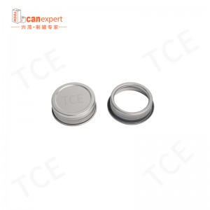 TCE- Factory Direct Metal poate înșuruba gura de 42 mm Diametru 0,25 mm Capac cu șurub cu grosime de grosime