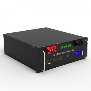 51.2V 100/150/200AH LIFEPO4 Sistem de stocare a energiei bateriei cu ioni de litiu în sisteme de energie solară cu LCD