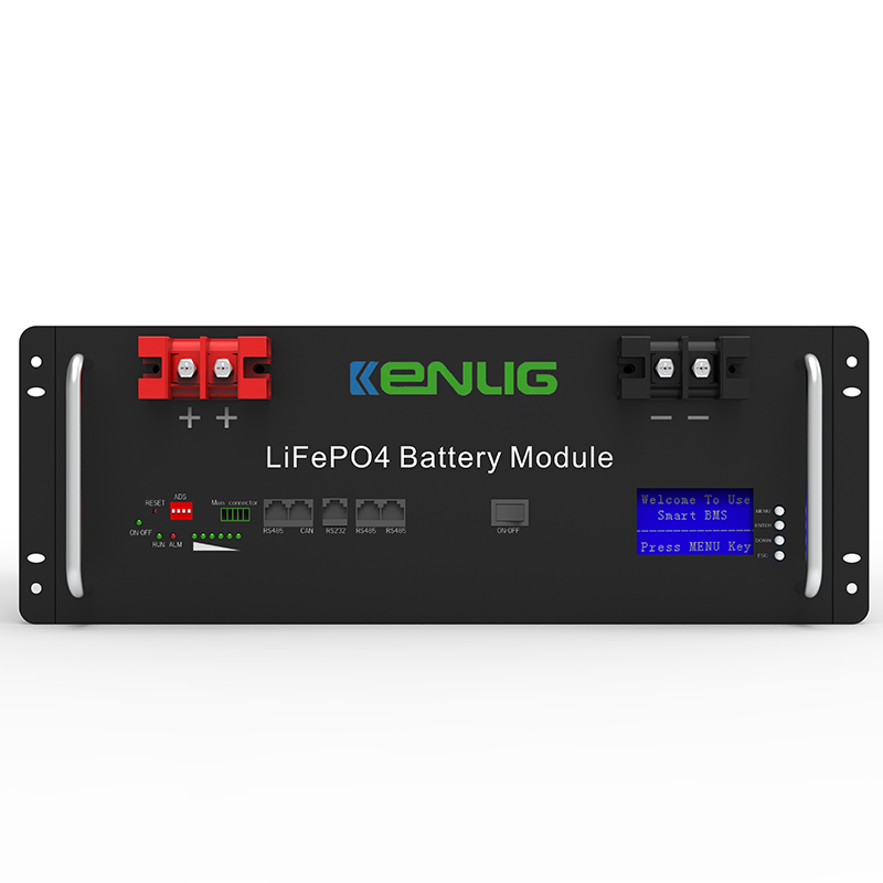 51.2V 100/150/200AH LIFEPO4 Sistem de stocare a energiei bateriei cu ioni de litiu în sisteme de energie solară cu LCD