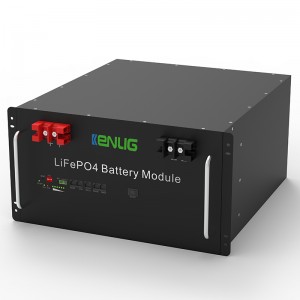 Montat pe raft 48V 100/150 200AH LIFEPO4 Aparate de acasă Stackable RS232/RS485/CAN Comunicare Baterie cu ioni de încărcare rapidă