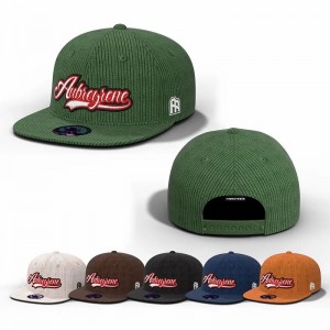 Preț cu ridicata prețul premium premiu premiu premiu 6 panou pentru bărbați pentru bărbați capac sportul color personalizat broderie corduroy snapback hatmens sport