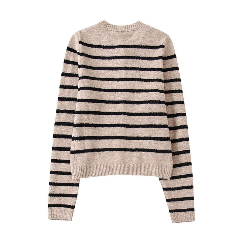 Autumn New Fashion Modă Tricotat Pulover Cardigan Cardigan Vintage cu mânecă lungă cu Mânecă Pulovere feminine