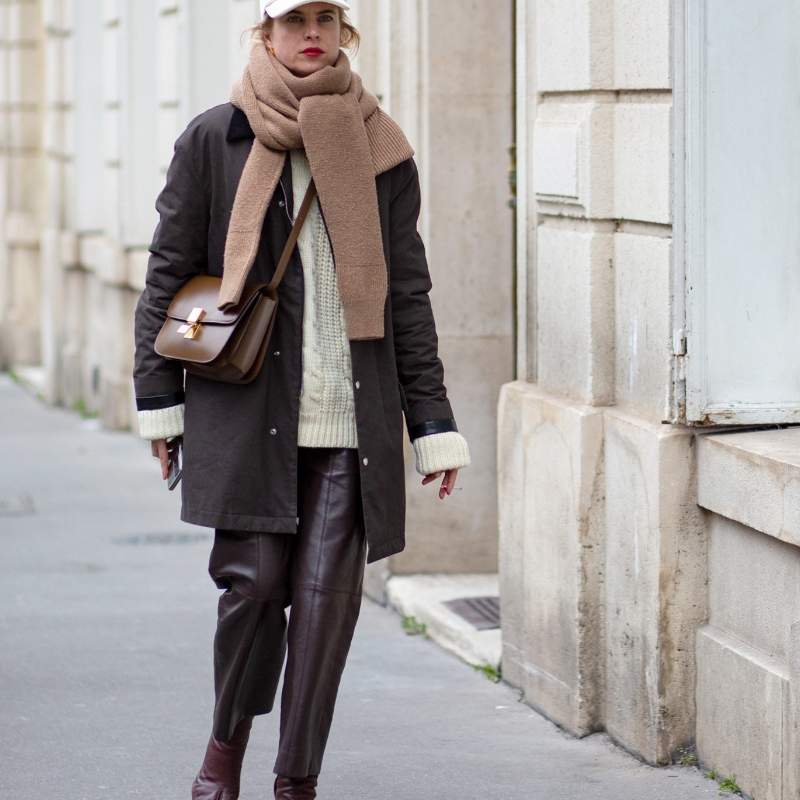 Stiluri de șaluri în ocazii/basic Wear/street Photography/2023-24 Fall Winter