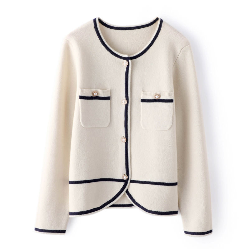 Femei cu mânecă lungă 100% CADIGAN CARDIGAN PUNRĂ PURĂ PURĂ PURĂ CASHMERE OFICIA GACEA CONSTRUCTIVE CONSTRUCTIABILE